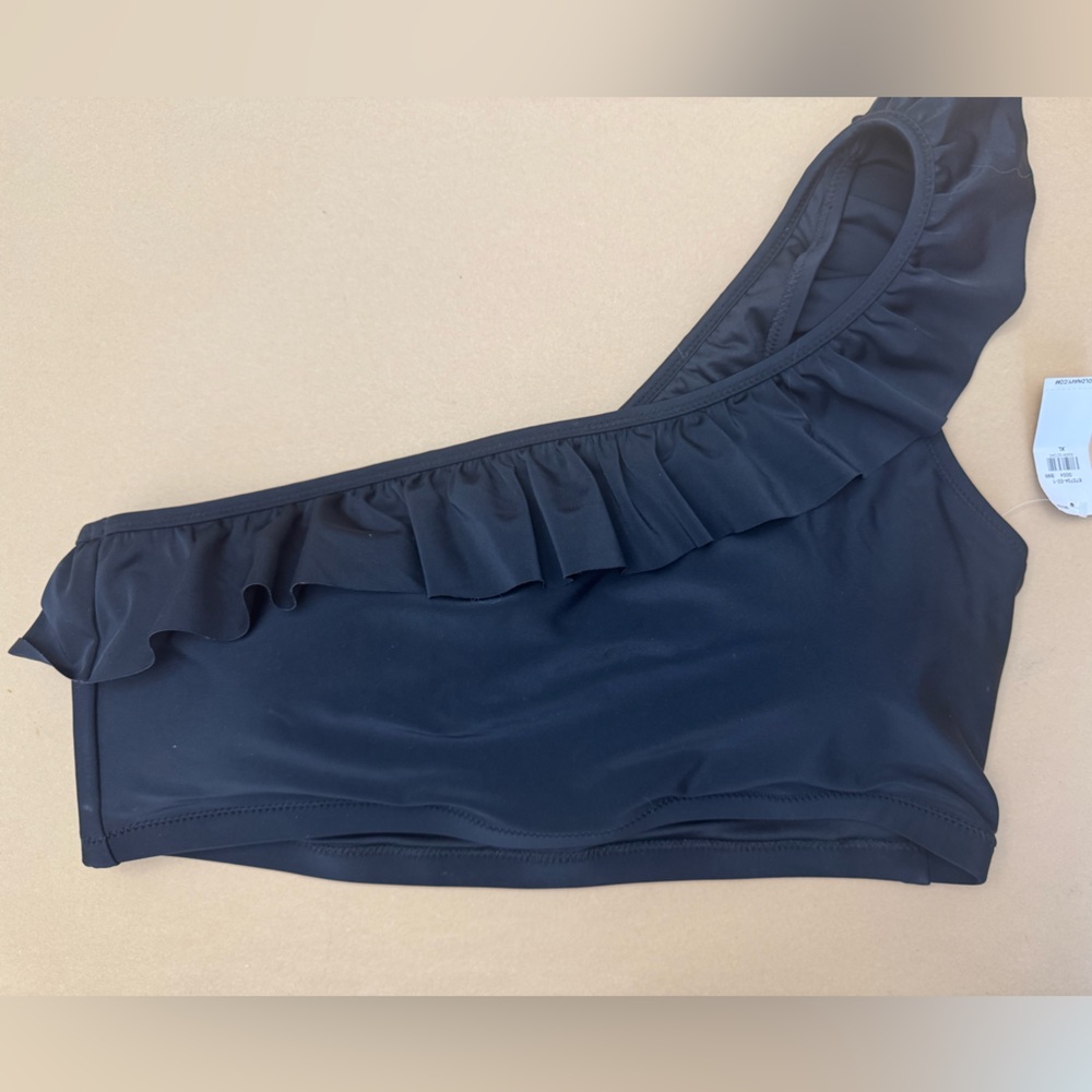 Old Navy One-shoulder Black Bikini Top